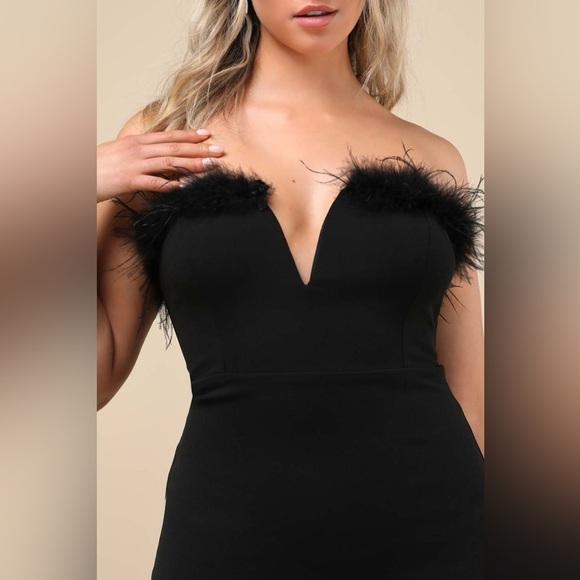 Lulu's Black Strapless Maxi Dress - Picture 7 of 9